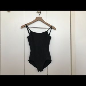 Black Block Leotard